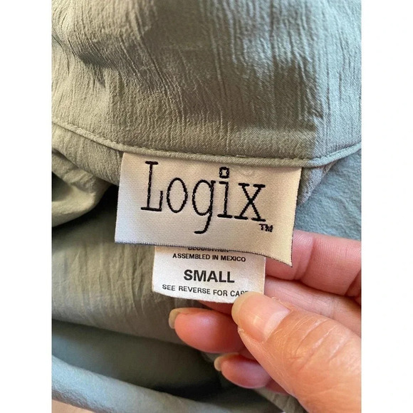 Vintage Logix Floral Embroidered Jacket Women Size S - Picture 3 of 7